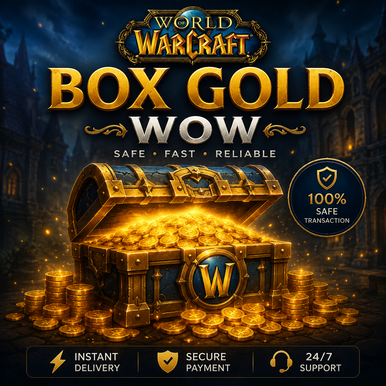 Kotak Gold WoW